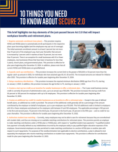 secure act 2 top 10 things to do